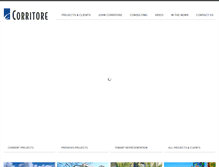 Tablet Screenshot of corritore.com